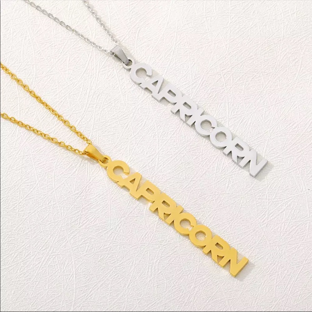 Zodiac sign necklace 🥰